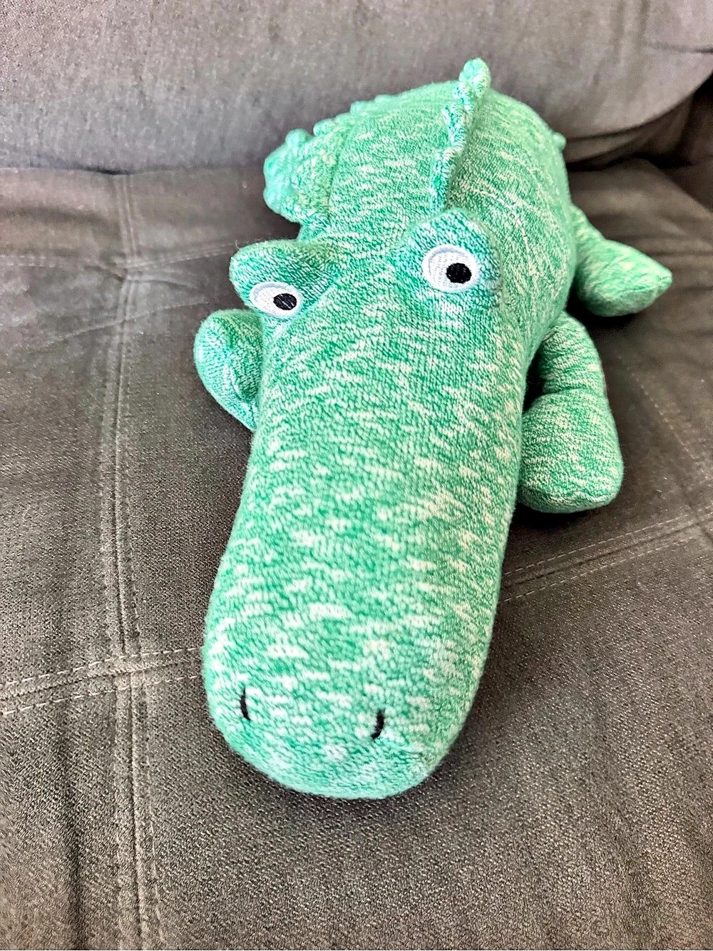 Pillowfort Alligator throw pillow Green Throw Pillow Like New